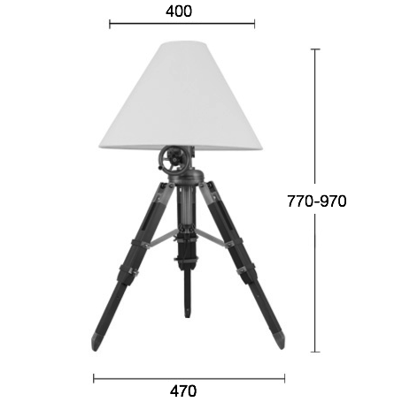 Настольная лампа Table Standing Lamp Black в Омске