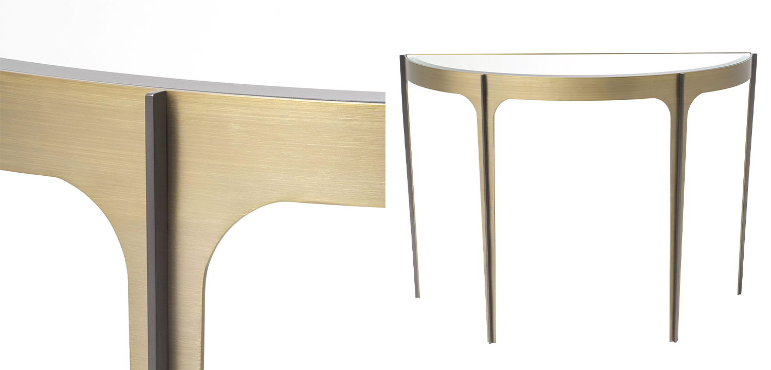 Консоль Eichholtz Console Table Artemisa Brass - фото