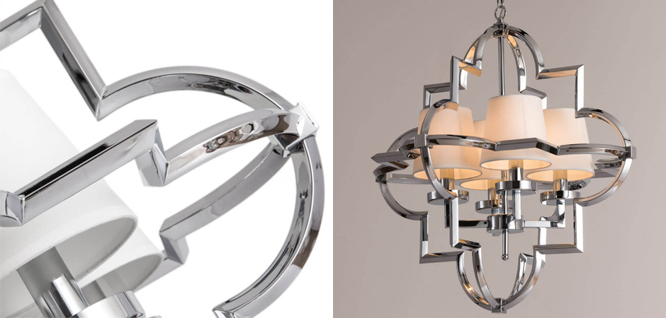 Люстра Lantern Rhombus Chromium Люстра Lantern Rhombus Chromium - Loft-Concept в Омске