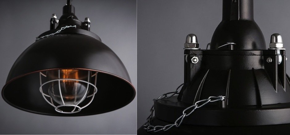 Светильник Loft Industrial Metal Cage Вreamboat - Loft-Concept в Омске