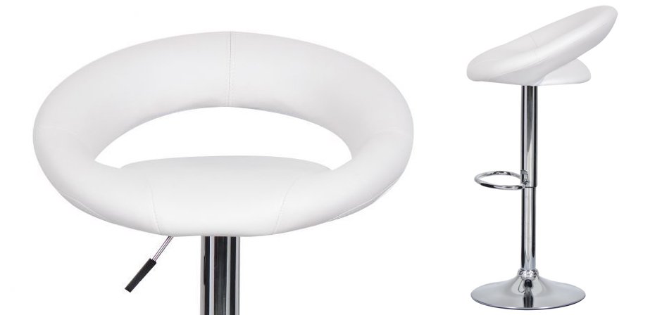 Барный стул Ring Dark White Барный стул Ring Dark White - Loft-Concept в Омске