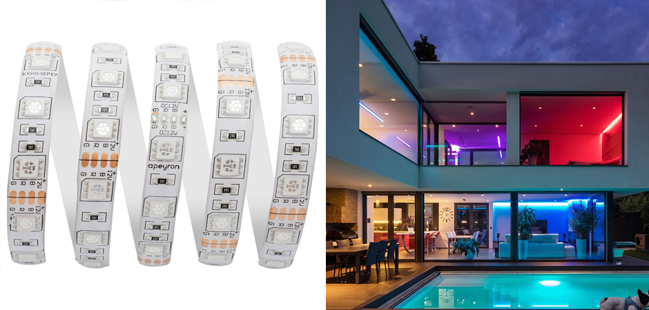 Светодиодная влагозащищенная лента 5М 14,4W/m 60LED/m 5050SMD разноцветная Светодиодная влагозащищенная лента 5М 14,4W/m 60LED/m 5050SMD разноцветная - Loft-Concept в Омске
