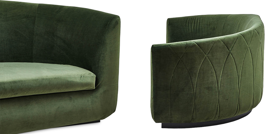 Диван Alessandro Sofa forest green Диван Alessandro Sofa forest green - Loft-Concept в Омске