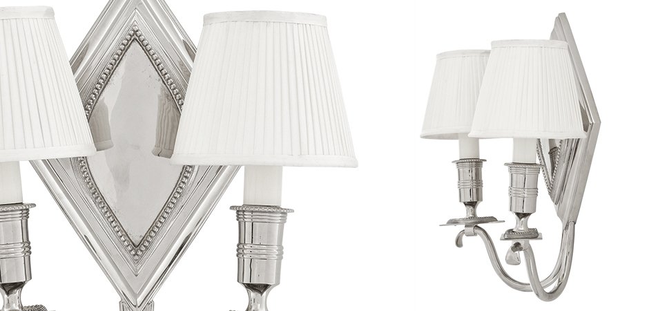 Бра Eichholtz Wall Lamp Diamond Double Бра Eichholtz Wall Lamp Diamond Double - Loft-Concept в Омске