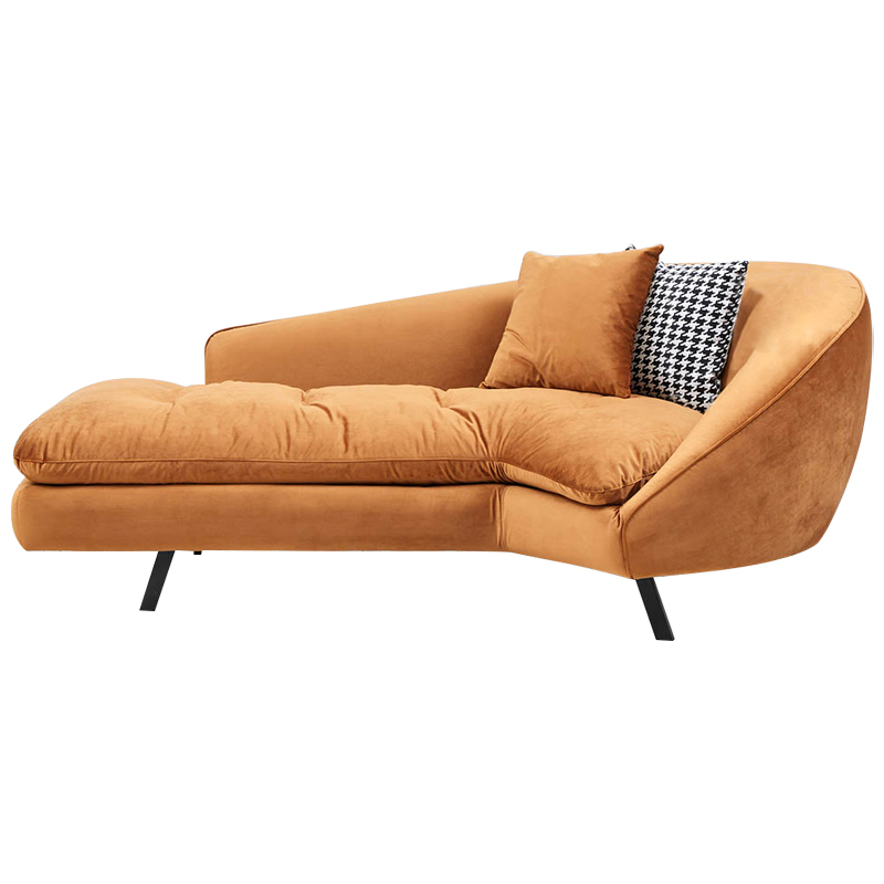 Диван Evangeline Caramel Sofa Карамель Черно-белый в Омске | Loft Concept 