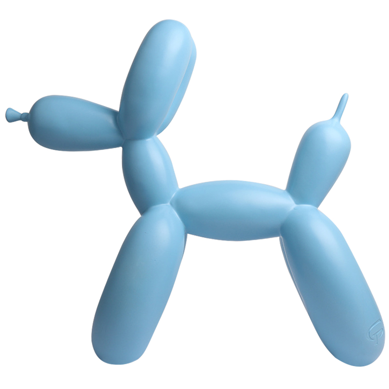 Статуэтка Jeff Koons Balloon Dog Matte Blue Голубой в Омске | Loft Concept 