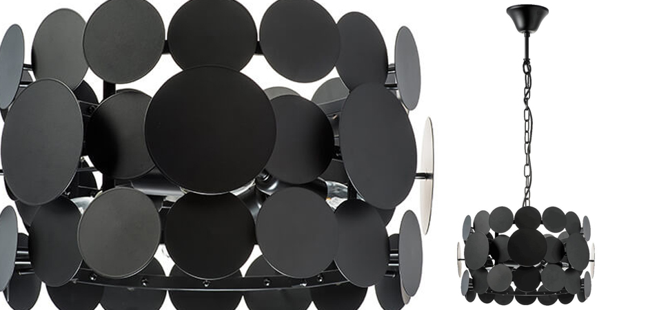 Люстра Black Matte Disk D35 Люстра Black Matte Disk D35 - Loft-Concept в Омске