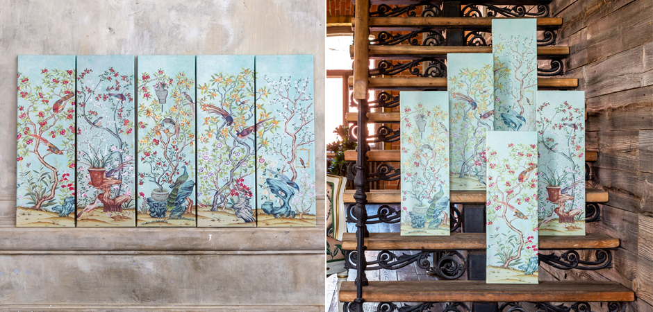 Постер Blue Chinoiserie 1 Постер Blue Chinoiserie 1 - Loft-Concept в Омске