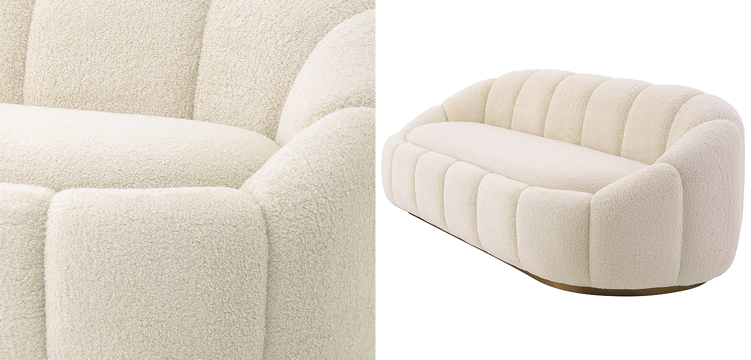 Диван Eichholtz Sofa Inger Brisbane Cream - фото №1