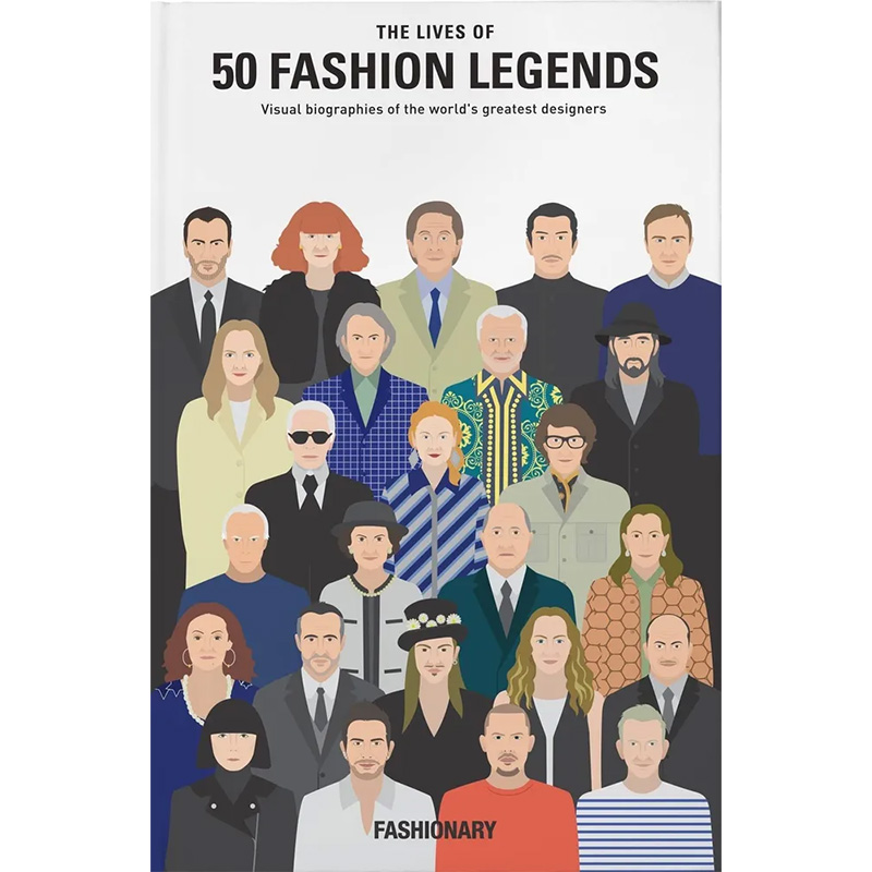 The Lives of 50 Fashion Legends Белый Мульти в Омске | Loft Concept 