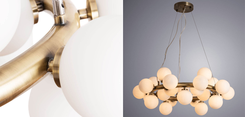 Люстра Bagel Bubble Chandelier 25 Люстра Bagel Bubble Chandelier 25 - Loft-Concept в Омске