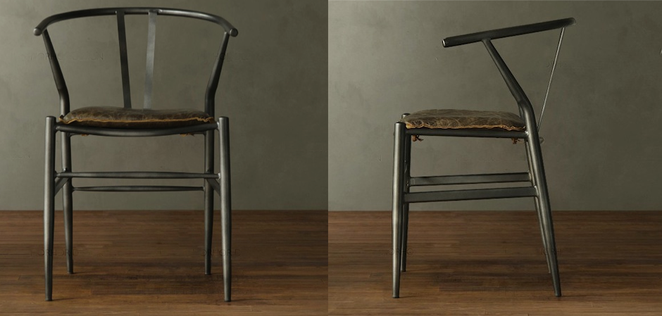 Стул Loft Industrial Kitchen Leather Стул Loft Industrial Kitchen Leather - Loft-Concept в Омске