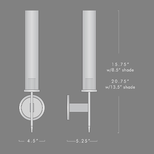 Бра Jonathan Browning ALOUETTE SCONCE Черный Цвет в Омске