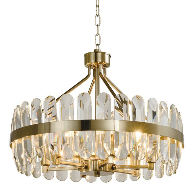 Люстра Genesia Chandelier Золотой Прозрачный (Transparent) в Омске | Loft Concept 