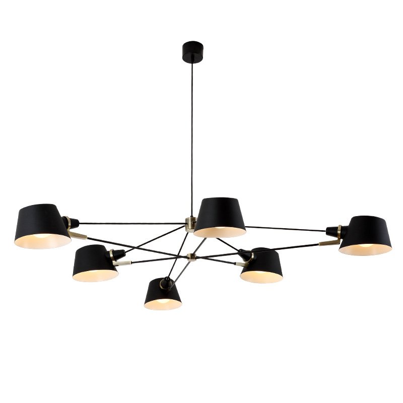 Люстра Brendan Ravenhill  Long Pivot Chandelier Черный в Омске | Loft Concept 