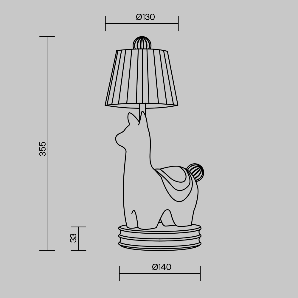 Настольный светильник Senor Alpaca 3000К 7Вт в Омске