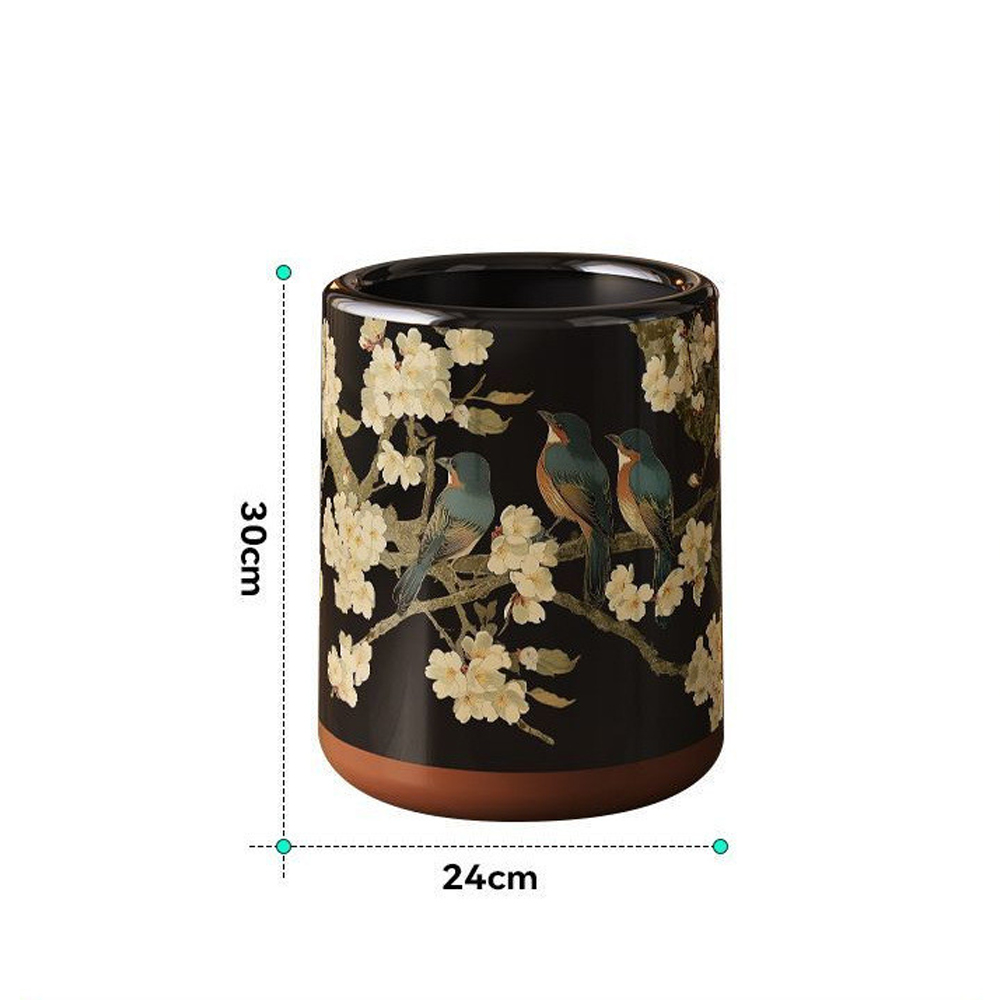 Мусорное ведро в китайском стиле Flower Trash Can Мусорное ведро в китайском стиле Flower Trash Can в Омске