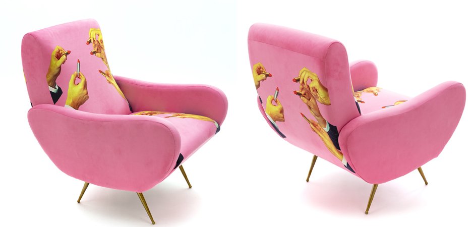 Кресло Seletti Armchair Lipsticks Pink Кресло Seletti Armchair Lipsticks Pink - Loft-Concept в Омске