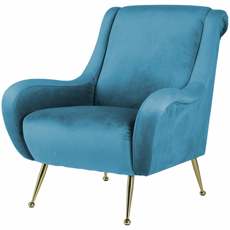 Кресло Chair Giardino light blue Голубой в Омске | Loft Concept 