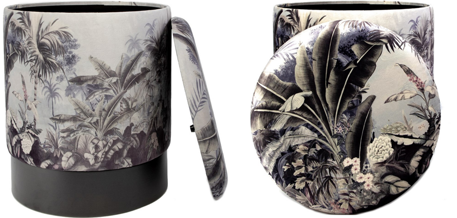 Пуф PUF Jungle Print plants Пуф PUF Jungle Print plants - Loft-Concept в Омске