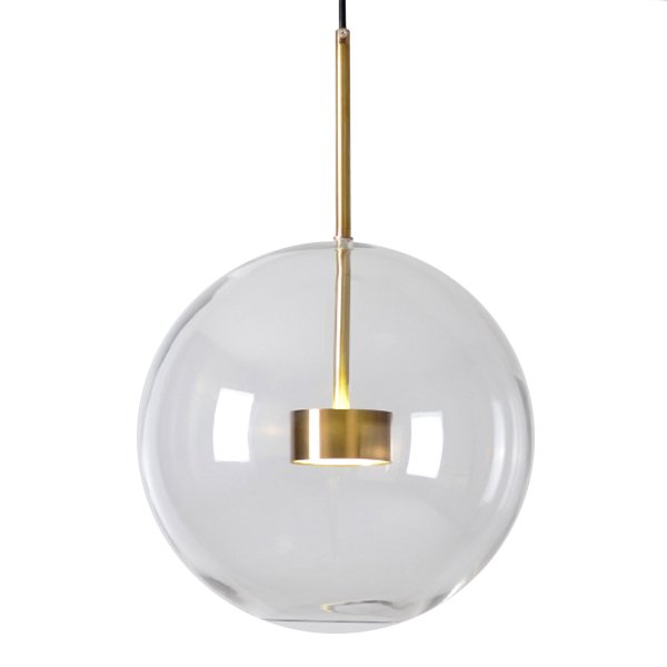 Подвесной светильник Suspension LED design BUBBLE LAMP 1 Латунь Прозрачное Стекло в Омске | Loft Concept 