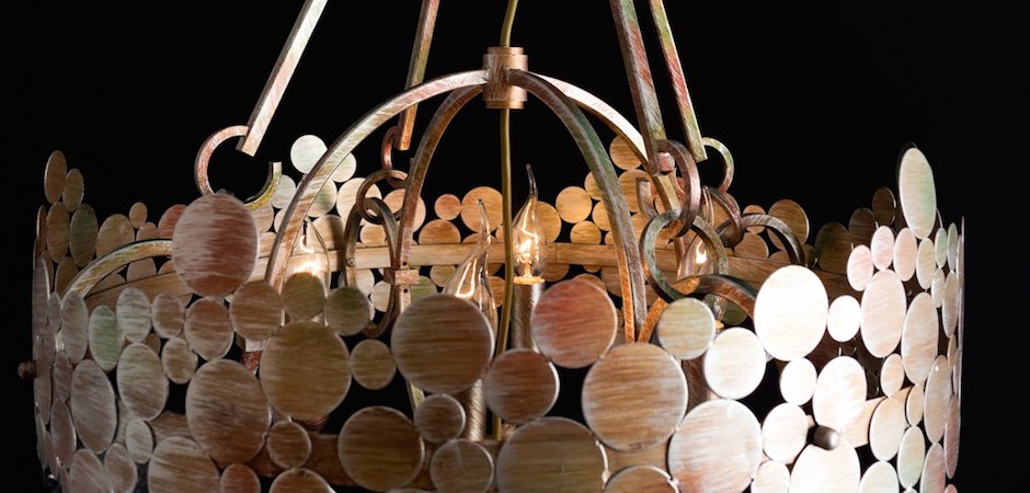 Люстра Round Iron Shod Chandelier - Loft-Concept в Омске