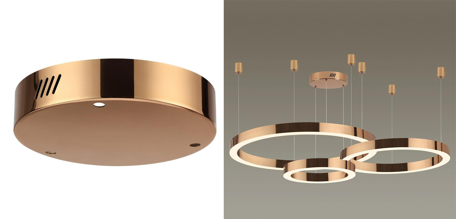 Основание для светильника Ring Horizontal Bronze 20 - фото