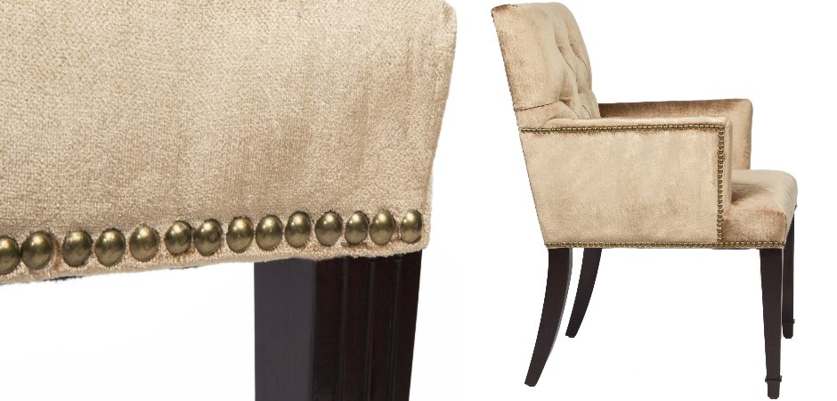 Стул с подлокотниками Parisian Chic Beige Стул с подлокотниками Parisian Chic Beige - Loft-Concept в Омске