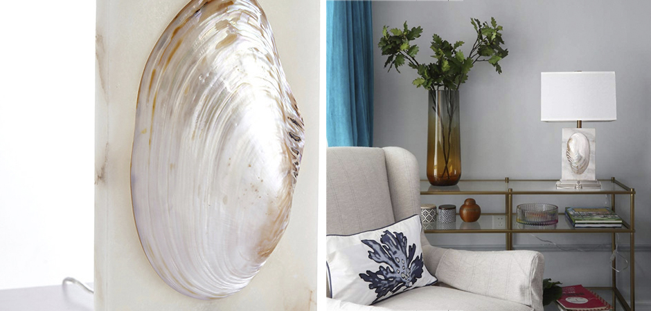 Настольная лампа Mother of Pearl Sink Настольная лампа Mother of Pearl Sink - Loft-Concept в Омске