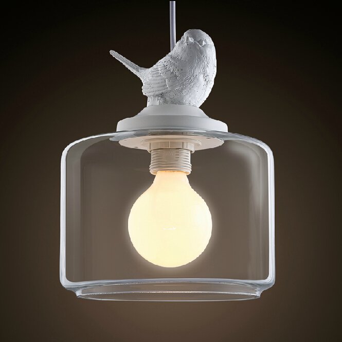 Подвесной светильник Provence Bird Pendant Белый в Омске | Loft Concept 