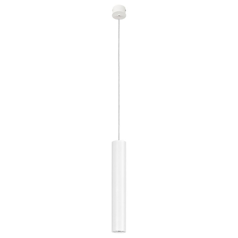 Подвесной светильник Luis Trumpet Tube White Lamp 40 Белый в Омске | Loft Concept 