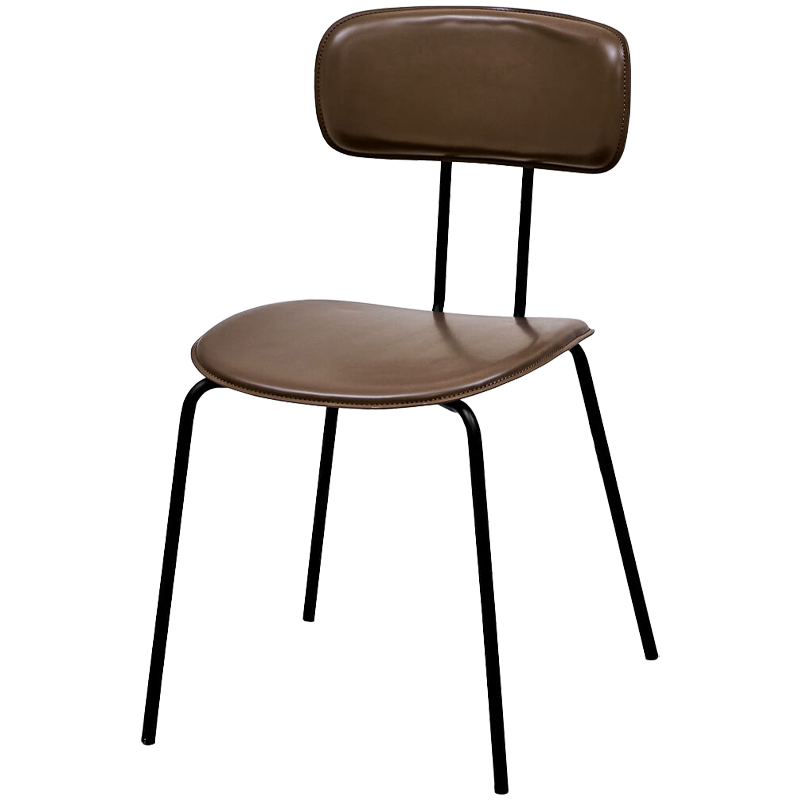 Стул Tyler Loft Stool brown Коричневый Черный в Омске | Loft Concept 