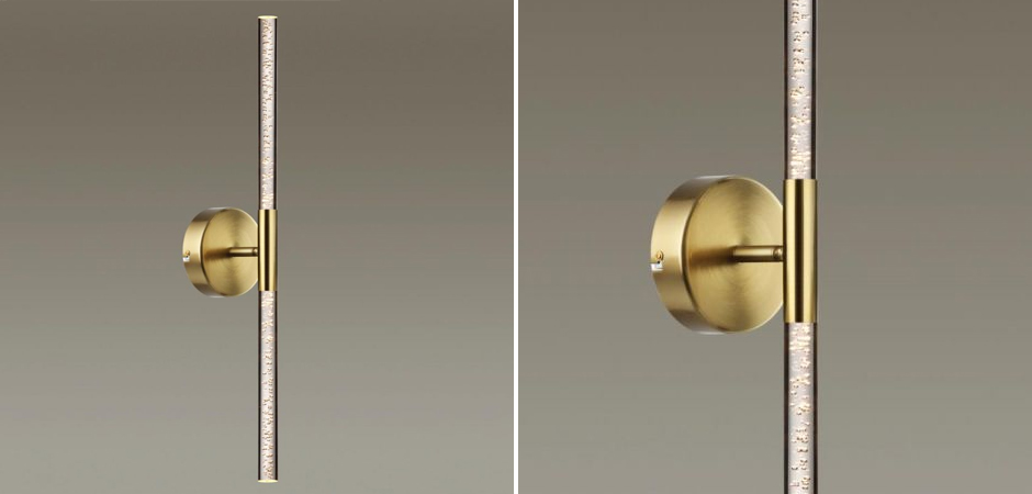 Бра Trumpet tube Two-way Золотое Бра Trumpet tube Two-way Золотое - Loft-Concept в Омске