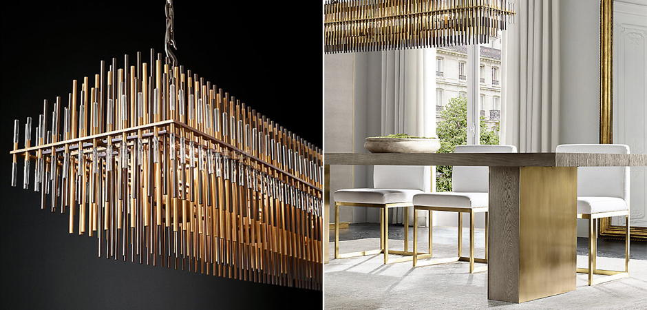 Люстра Restoration Hardware Emile Linear Chandelier Люстра Restoration Hardware Emile Linear Chandelier - Loft-Concept в Омске