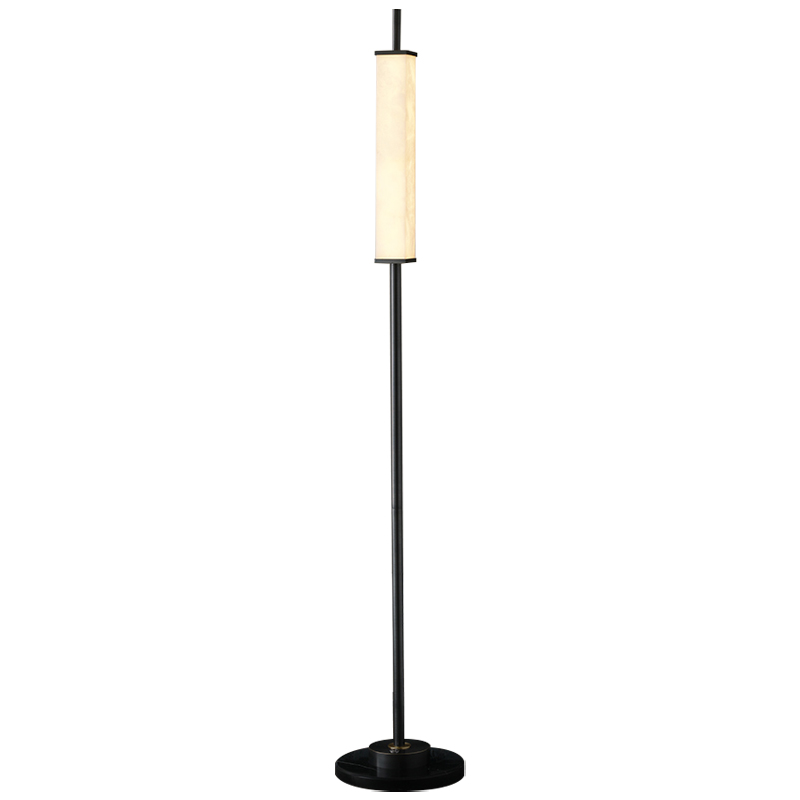 Торшер Gaelle Modern Marble Floor Lamp Белый Мрамор Bianco Темная медь Черный в Омске | Loft Concept 