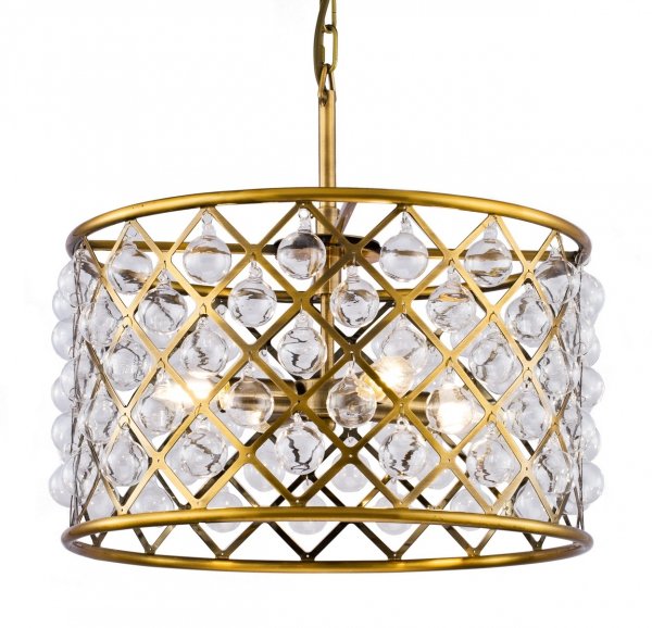 Люстра RH Spencer Hoop Chandelier 45 Brass Латунь в Омске | Loft Concept 