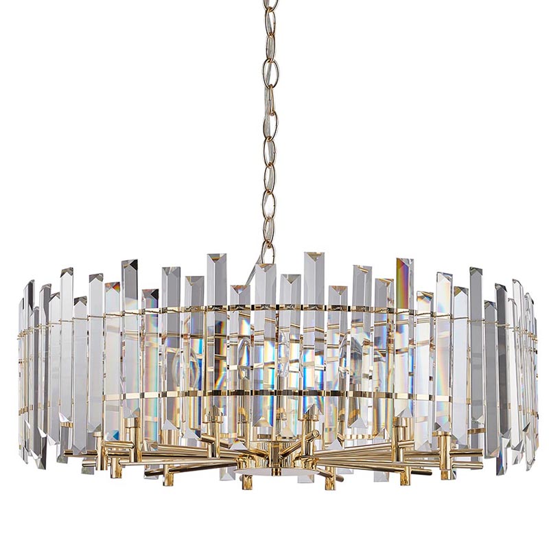 Люстра Langley Chandelier gold 80 Золотой Прозрачный в Омске | Loft Concept 