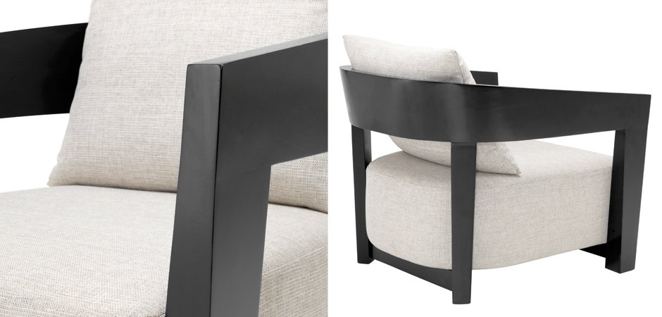 Кресло Eichholtz Chair Rubautelli Black Кресло Eichholtz Chair Rubautelli Black - Loft-Concept в Омске