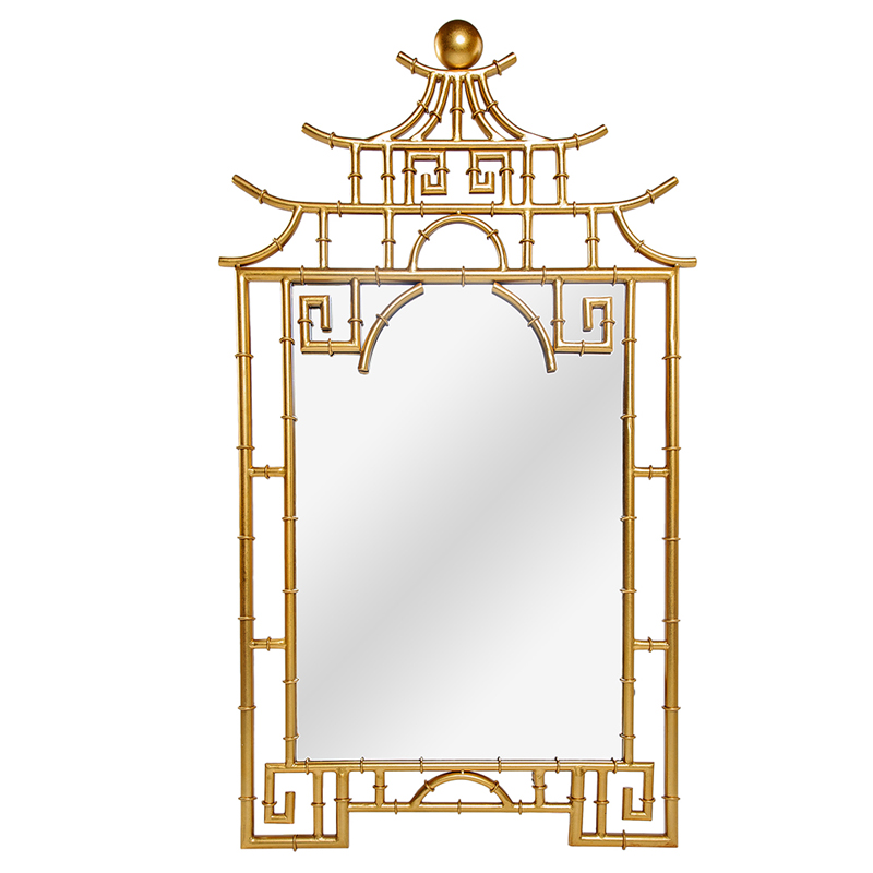 Зеркало Pagoda Mirror Gold 128 Золотой в Омске | Loft Concept 