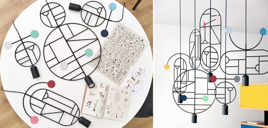 Подвесной Светильник Lines & Dots Home Adventures LDS09 Подвесной Светильник Lines & Dots Home Adventures LDS09 - Loft-Concept в Омске