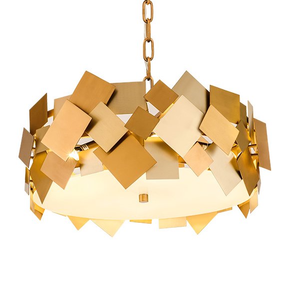 Люстра Gold Plate Chandelier 4  в Омске | Loft Concept 