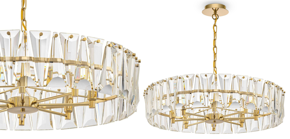 Люстра Ruby Crystal Chandelier Gold 75 Люстра Ruby Crystal Chandelier Gold 75 - Loft-Concept в Омске