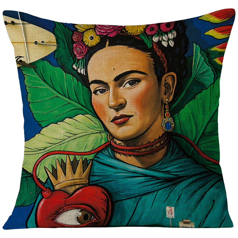 Декоративная подушка Frida Kahlo 10 Мульти в Омске | Loft Concept 