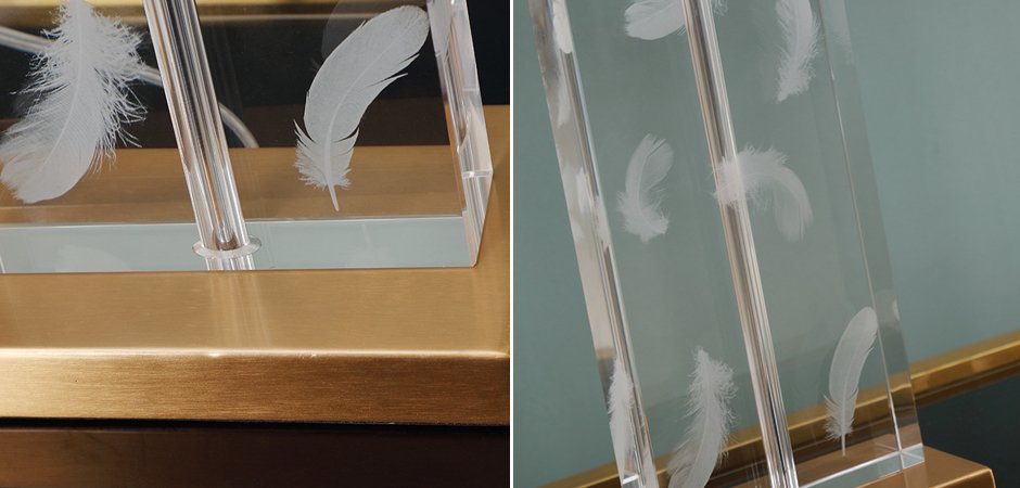 Настольная лампа Frozen Feathers - Loft-Concept в Омске