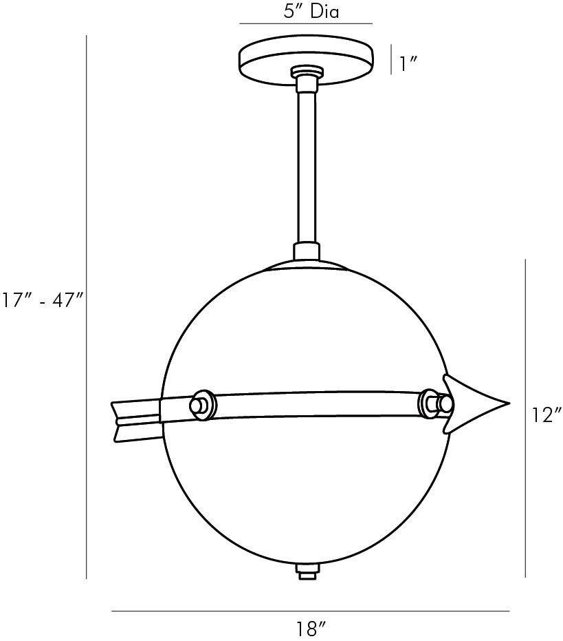 Люстра Arteriors CELESTIAL PENDANT в Омске