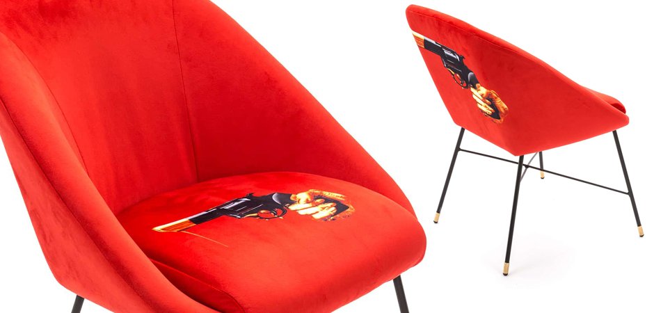 Полукресло Seletti Padded Chair Revolver Полукресло Seletti Padded Chair Revolver - Loft-Concept в Омске