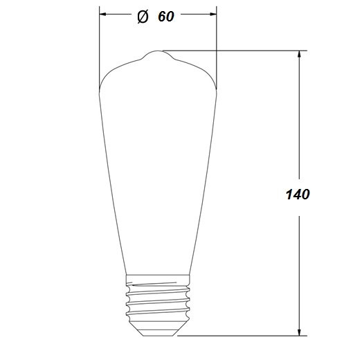 Лампочка Loft Edison Retro Bulb №1 в Омске