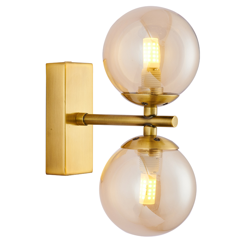 Бра Berries Sconce amber Латунь Янтарь (Amber) в Омске | Loft Concept 