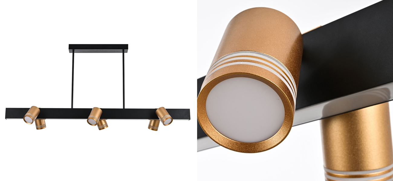 Люстра 6 спотов+LED подсветка Neoteric - фото