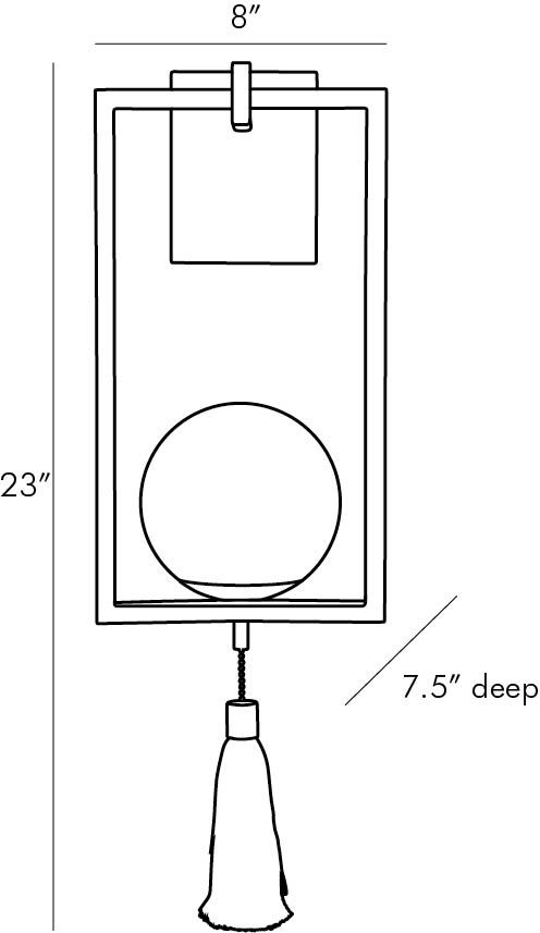 Бра Arteriors TRAPEZE SCONCE в Омске